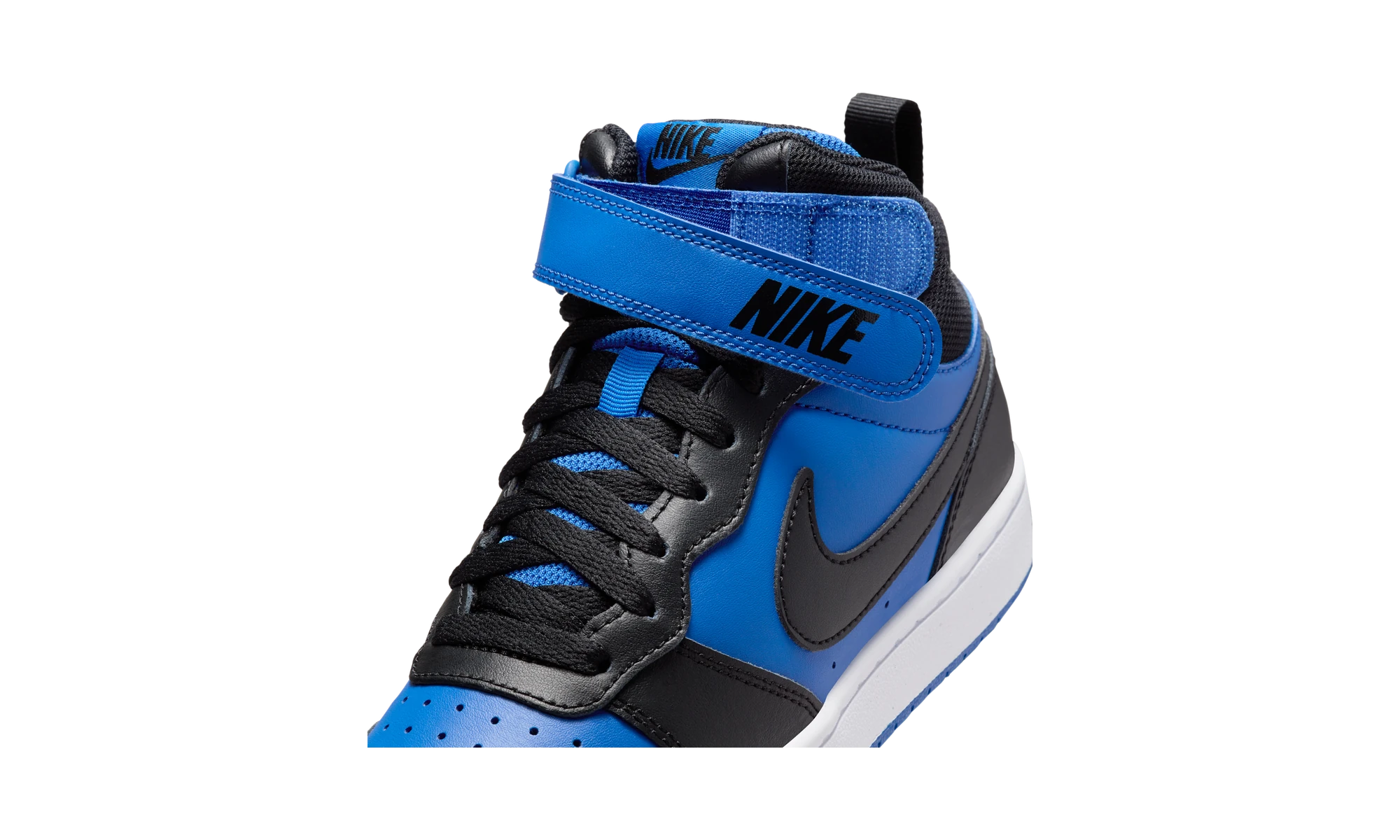 Nike Court Borough Mid 2 Game Royal White Black