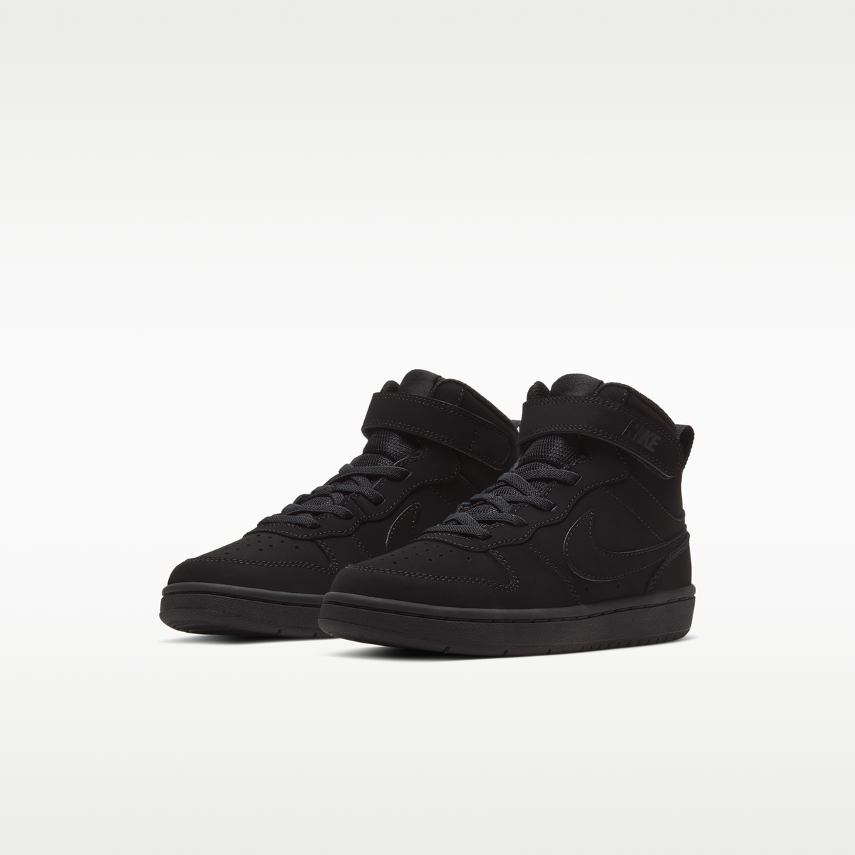Nike Court Borough Mid 2 PS Triple Black