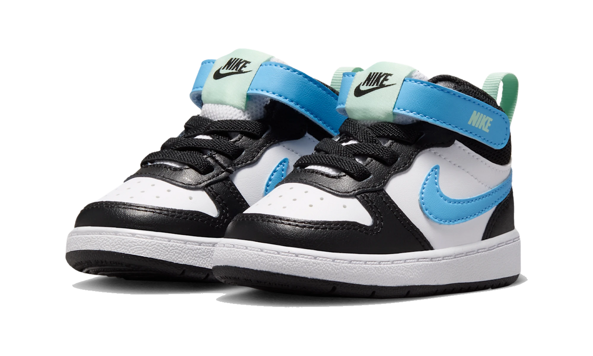 Nike Court Borough Mid 2 TD White Black Arctic Green