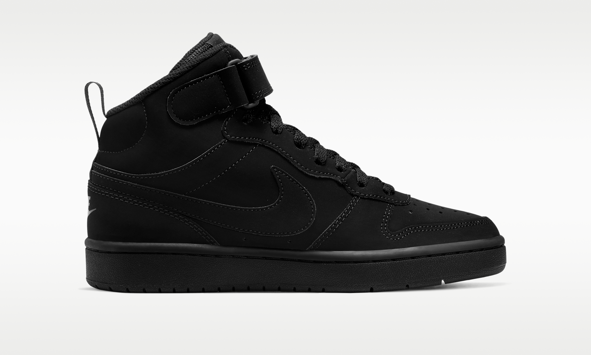 Nike Court Borough Mid 2 Triple Black