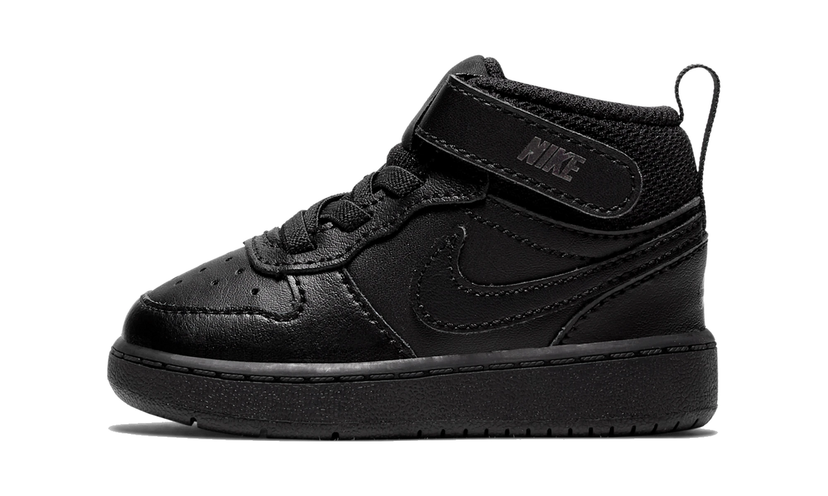 Nike Court Borough Mid 2 Triple Black (TD)