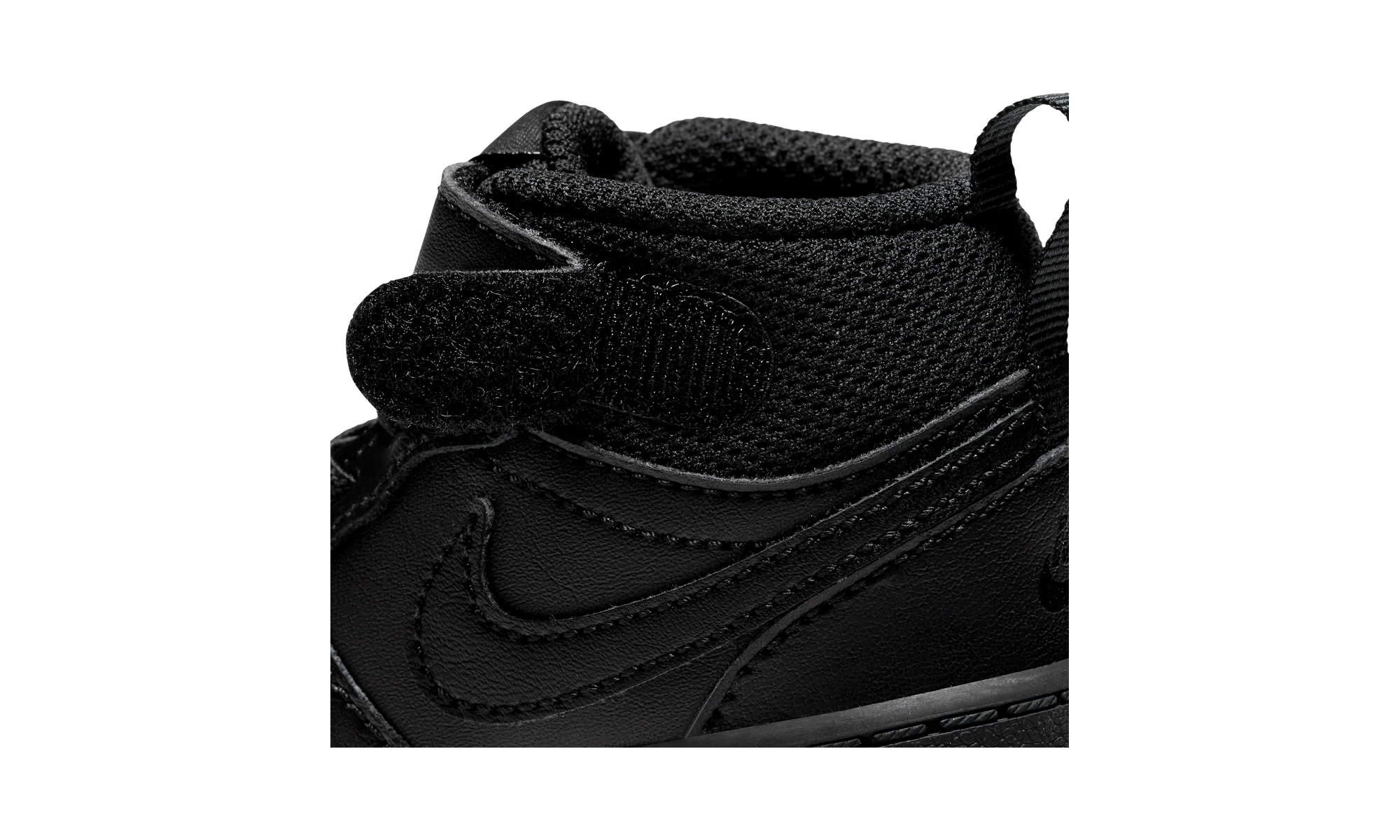 Nike Court Borough Mid 2 Triple Black (TD)