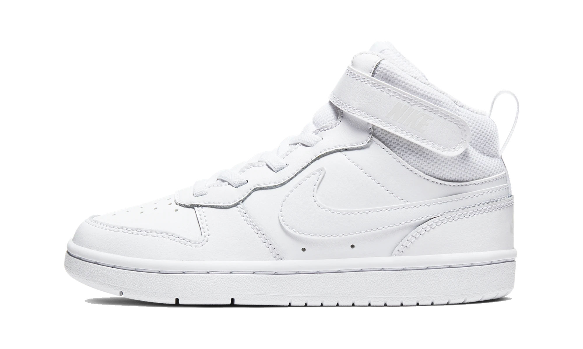 Nike Court Borough Mid 2 Triple White (PS)
