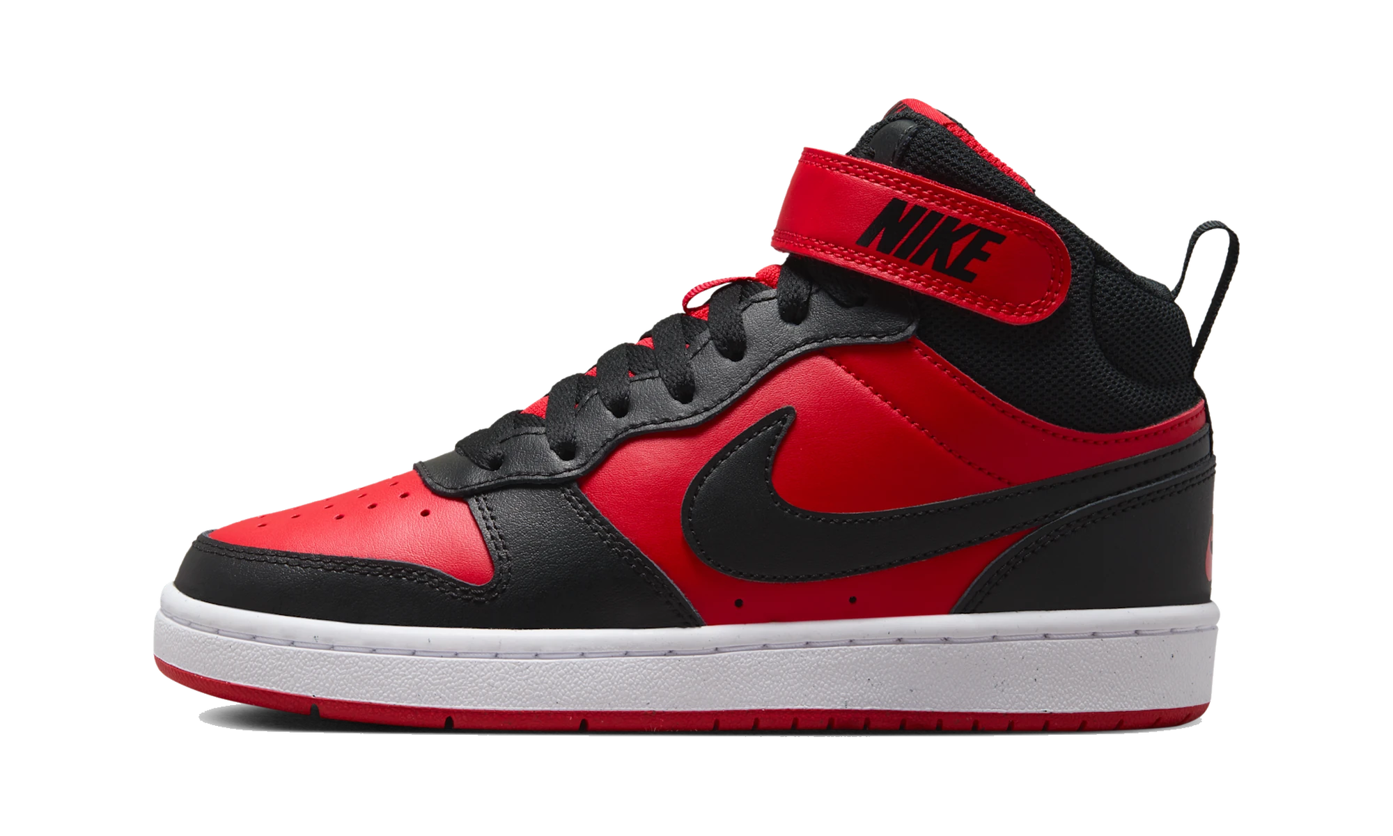 Nike Court Borough Mid 2 University Red White Black
