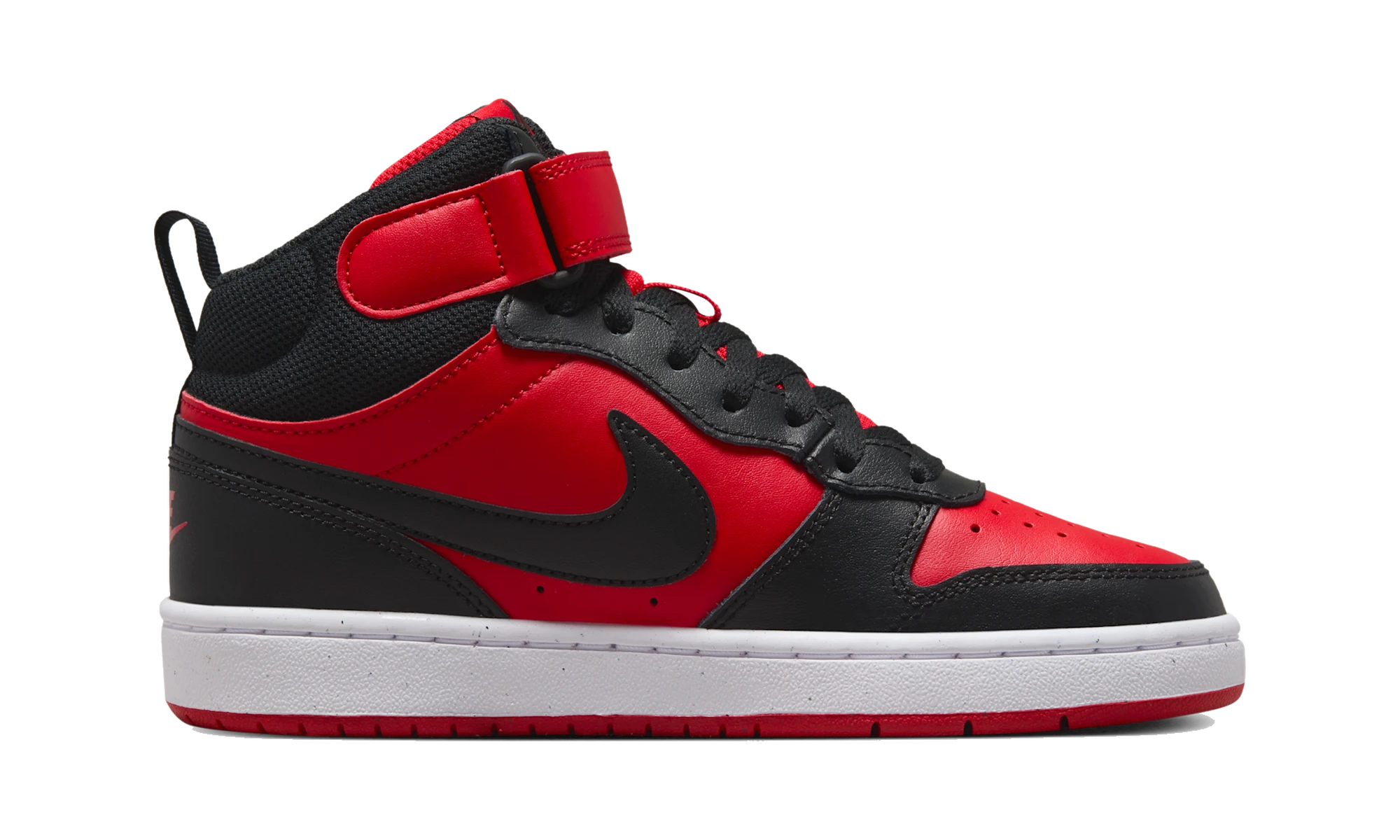 Nike Court Borough Mid 2 University Red White Black