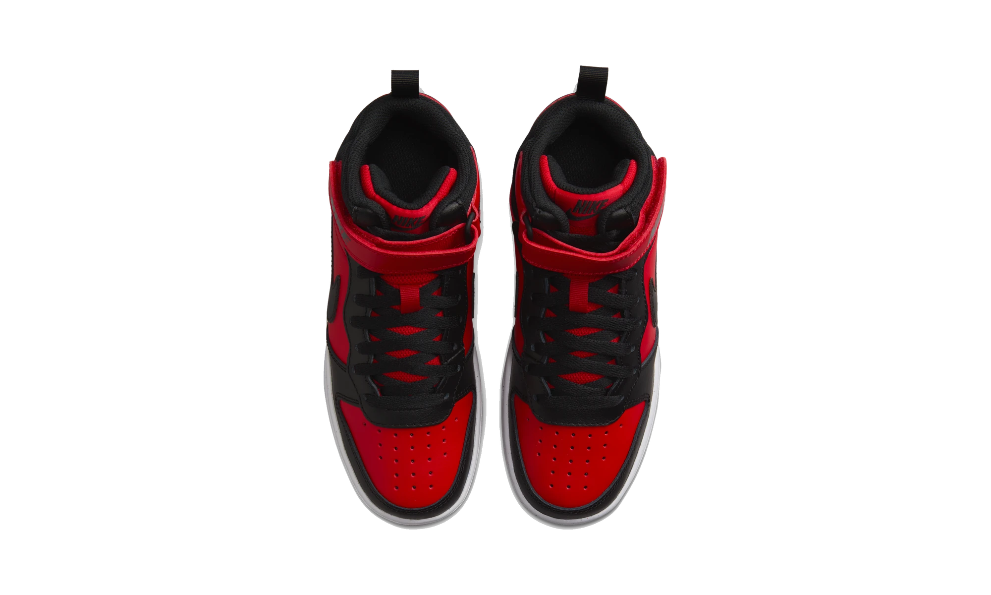 Nike Court Borough Mid 2 University Red White Black