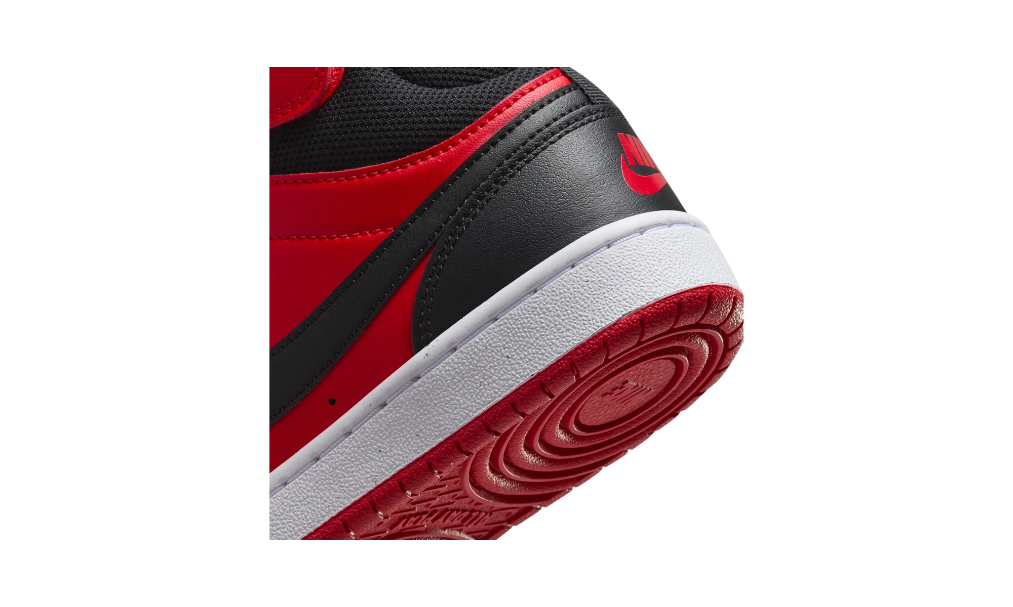 Nike Court Borough Mid 2 University Red White Black