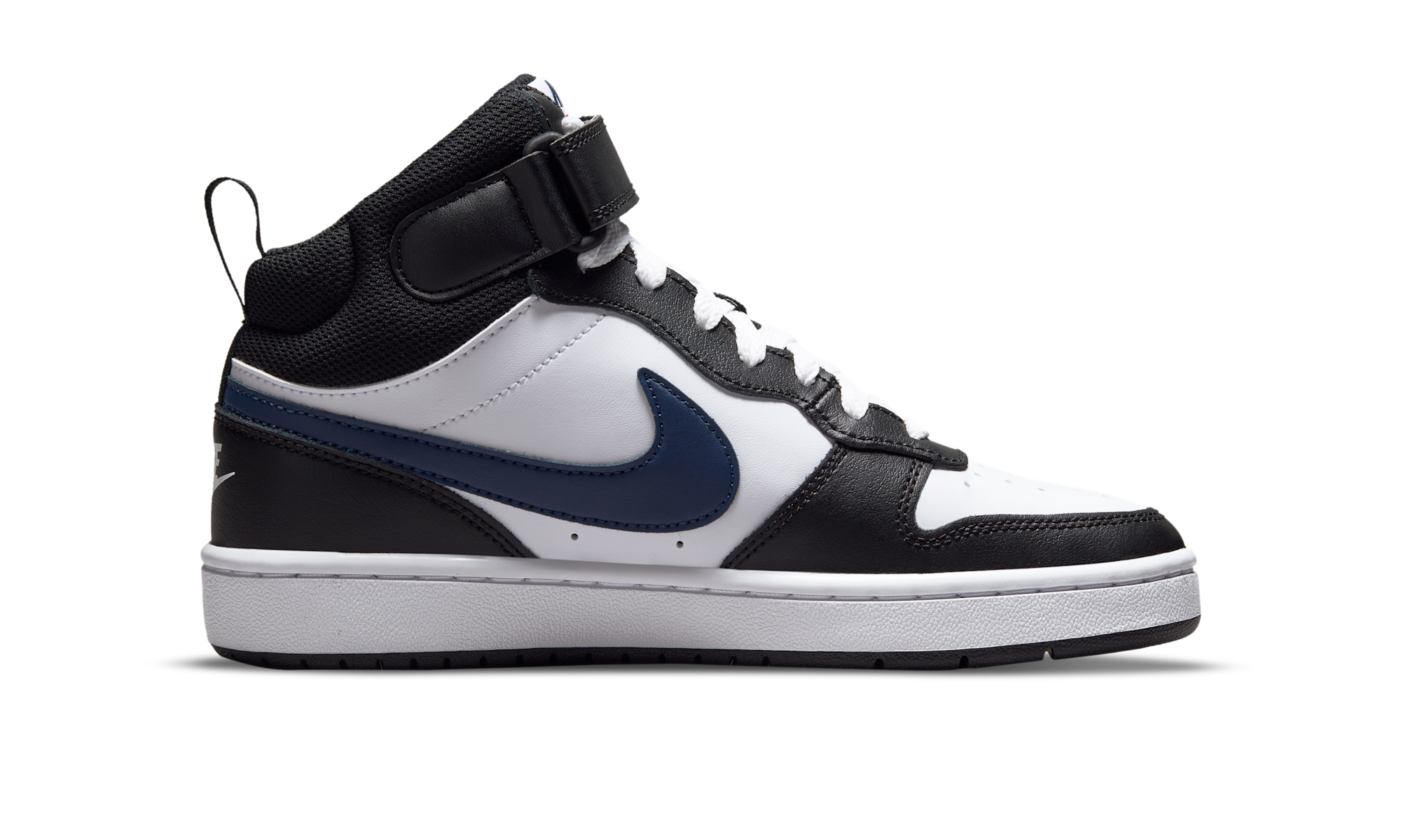 Nike Court Borough Mid 2 White Black University Red
