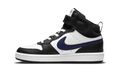 Nike Court Borough Mid 2 White Black University Red (PS)