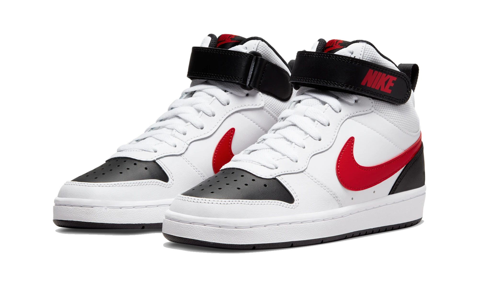 Nike Court Borough Mid 2 White University Red