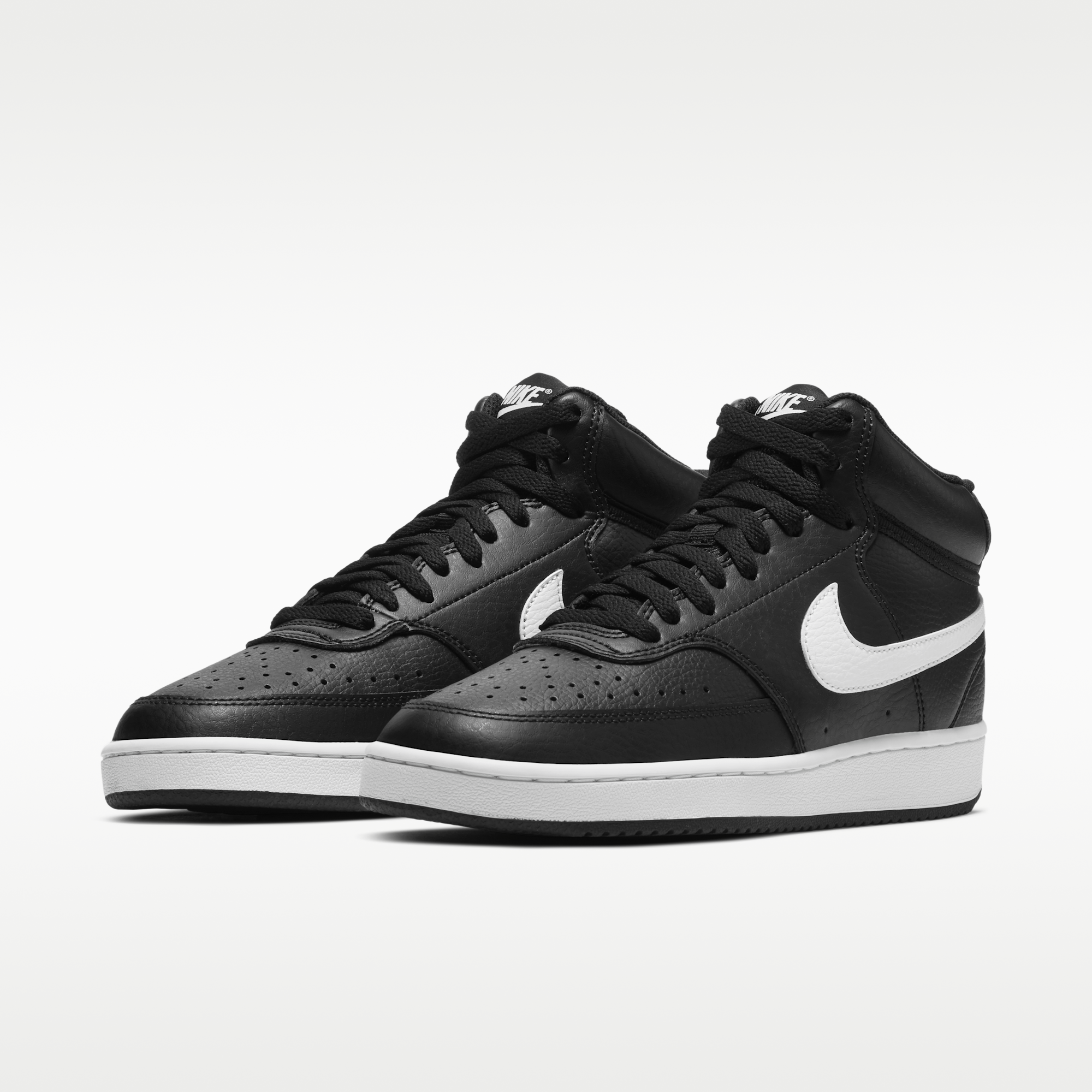 Nike Court Vision Mid Black White