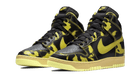 Nike Dunk High 1985 SP Yellow Acid Wash, Black/Yellow Strike-Saturn (DD9404-001)