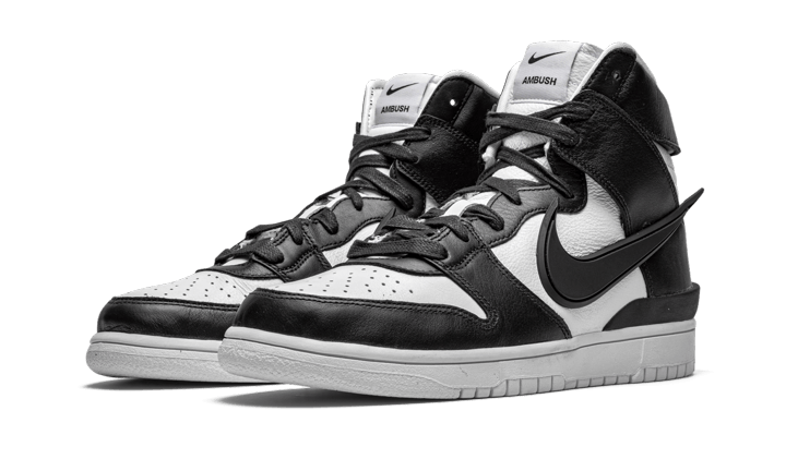 Nike Dunk High AMBUSH Black White, Black/Spruce Aura-White (CU7544-001)