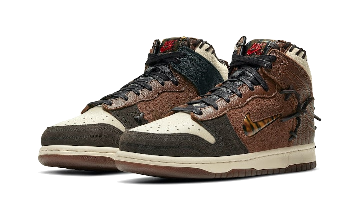 Nike Dunk High Bodega Legend Fauna Brown, Fauna Brown/Rustic-Velvet Brown-Multi-Color (CZ8125-200)