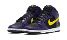 Nike Dunk High EMB Lakers, Black/Court Purple/Varsity Yellow (DH0642-001)