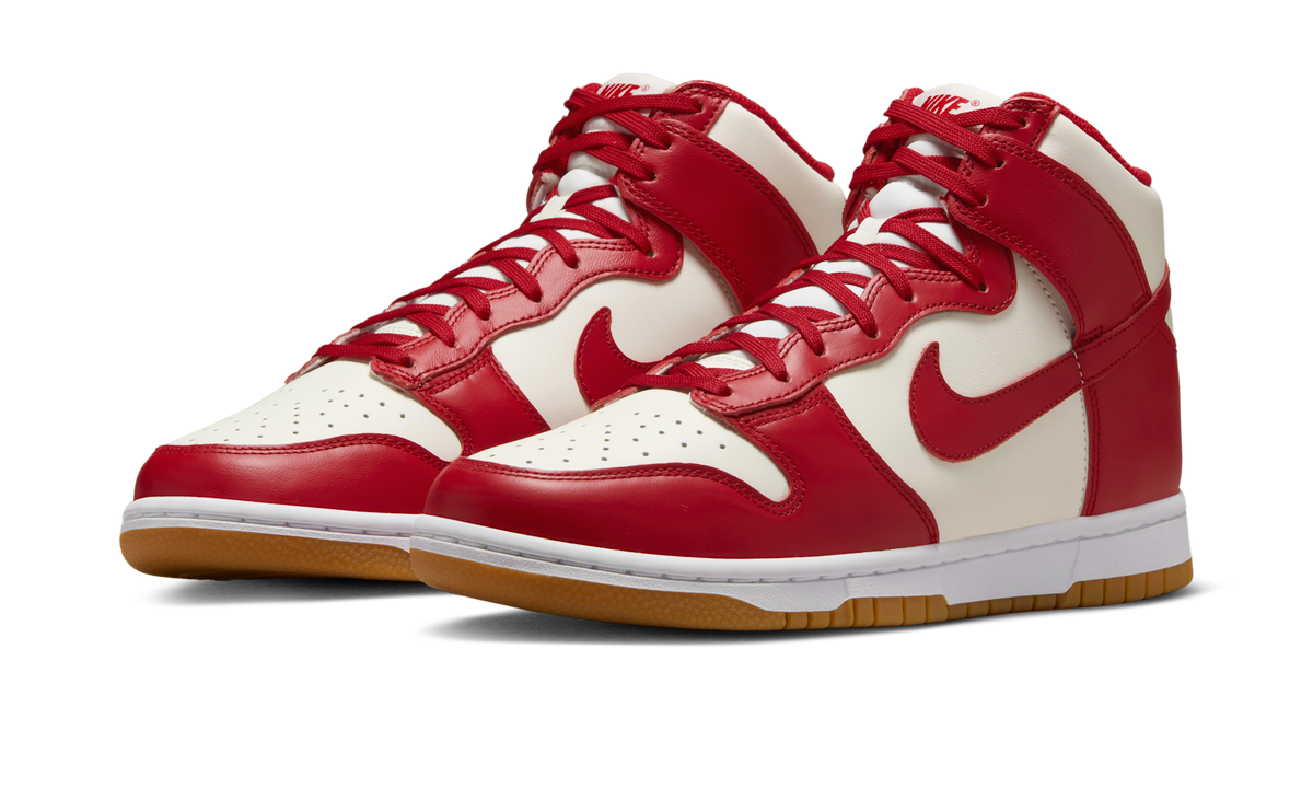 Nike Dunk High Sail Gym Red Gum