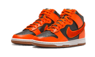 Nike Dunk High Retro Chenille Swoosh Safety Orange, Black/University Gold/Summit White/Safty Orange (DR8805-002)