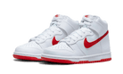 Nike Dunk High White Picante Red, White/White/Picante Red/Picante Red (DV0828-100)