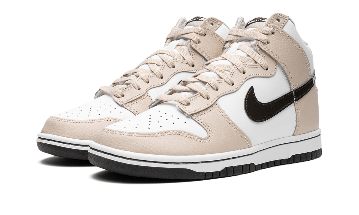 Nike Dunk High White Sanddrift Brown