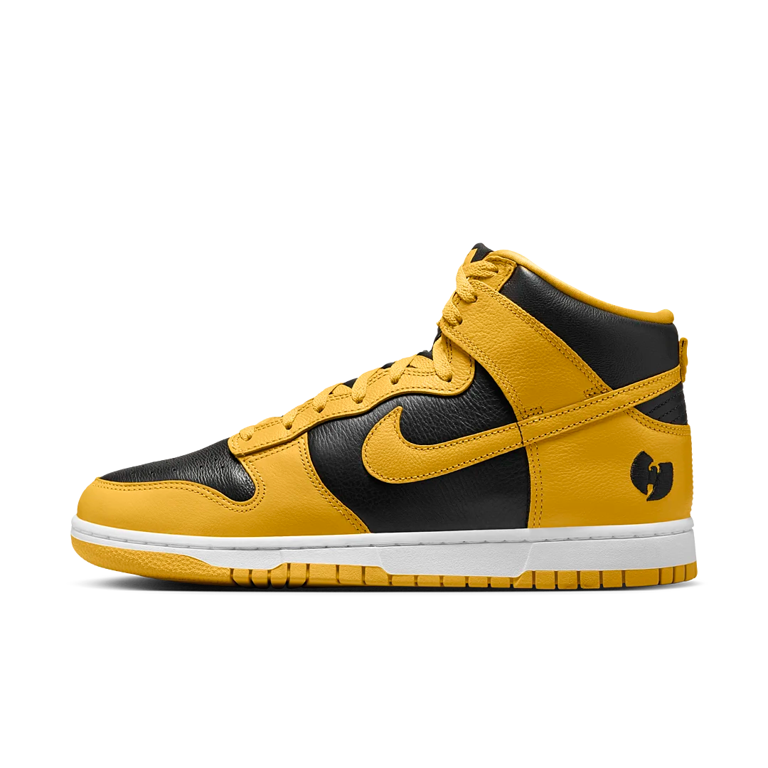 Nike Dunk High Wu-Tang (2024), Black/Pollen/White (HJ4320-001)