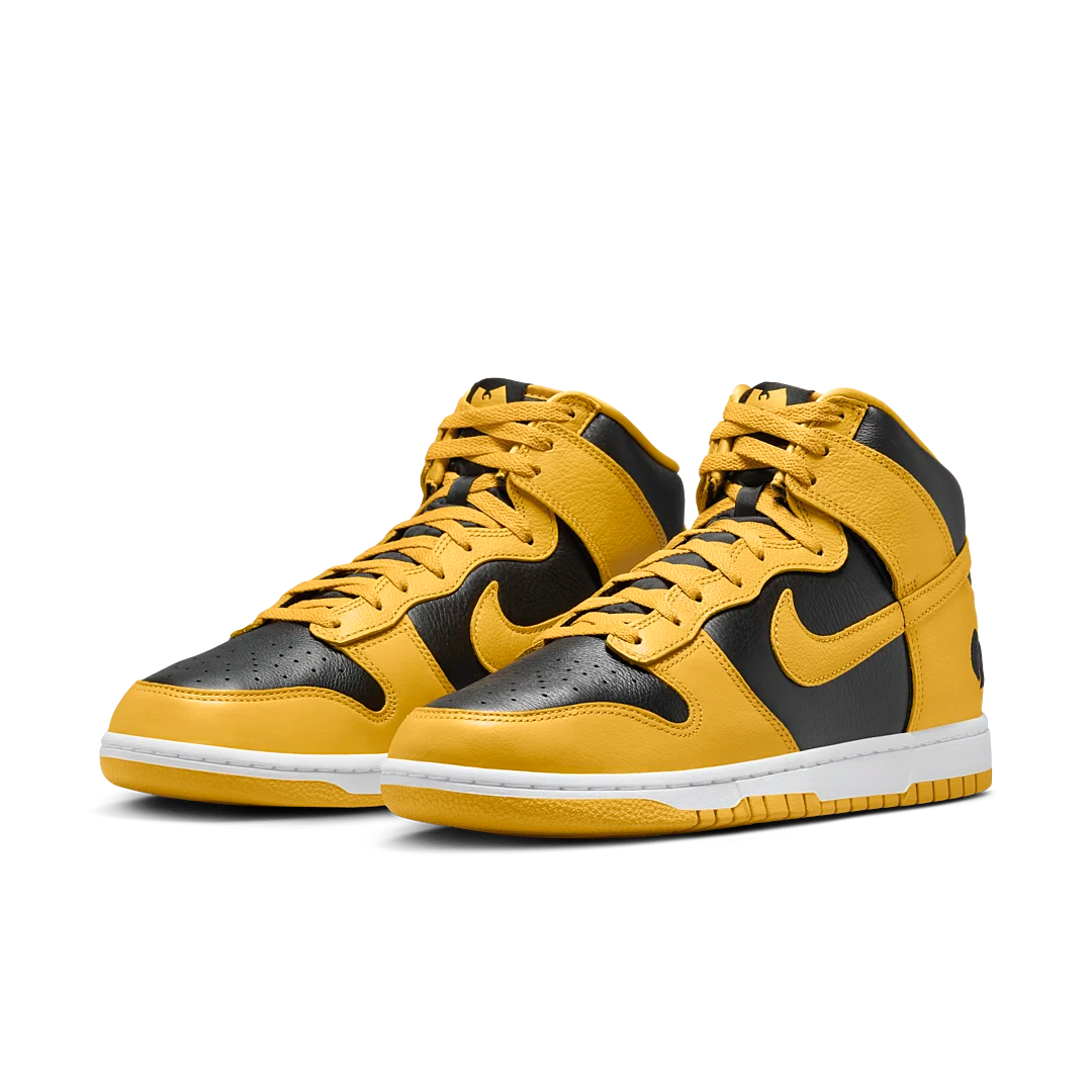 Nike Dunk High Wu-Tang (2024), Black/Pollen/White (HJ4320-001)