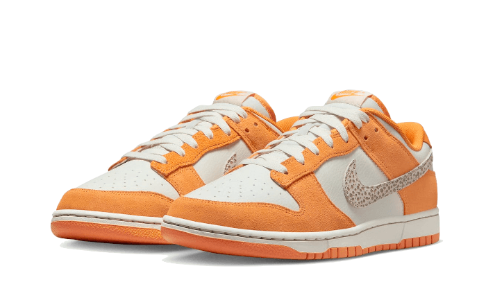 Nike Dunk Low AS Safari Swoosh Kumquat, Kumquat/Light Bone-Dark Driftwood (DR0156-800)