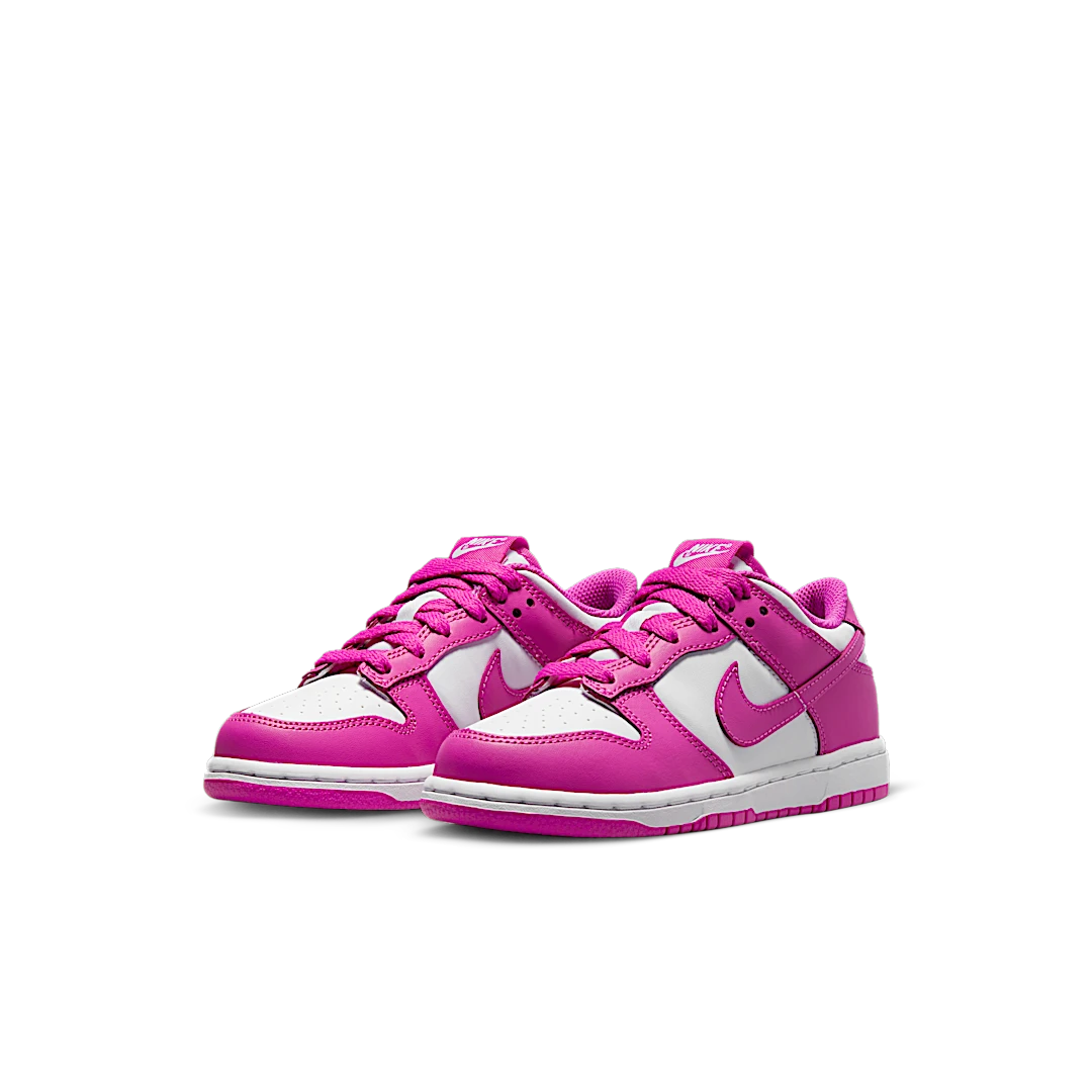 Nike Dunk Low Active Fuchsia (PS), White/Active Fuchsia (FJ0705-100)