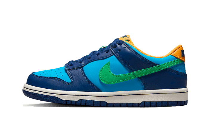 Nike Dunk Low All-Star (2023), Baltic Blue/Electric Algae/Deep Royal/Laser Orange (DV1693-401)