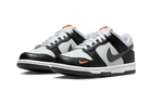 Nike Dunk Low Black Bright Mandarin Mini Swoosh, Black/Light Silver/Bright Mandarin/Medium Ash (FN7784-001)