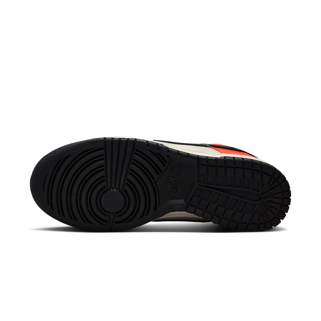 Nike Dunk Low Black Toe Bright Crimson