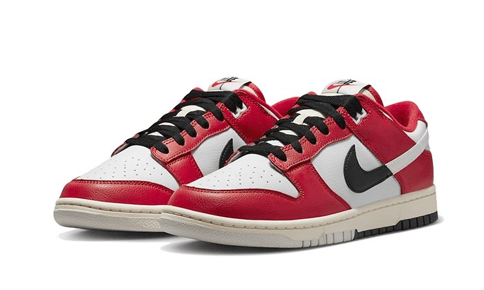 Nike Dunk Low Chicago Split, University Red/Black-Light Silver-White (DZ2536-600)