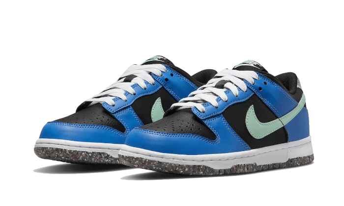 Nike Dunk Low Crater Blue Black, Black/Light Photo Blue/Active Pink/Mint Foam (DR0165-001)