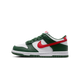 Nike Dunk Low Fir White University Red