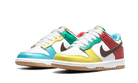 Nike Dunk Low Free 99 White, White/Light Chocolate-Roma Green (CZ2496-100)