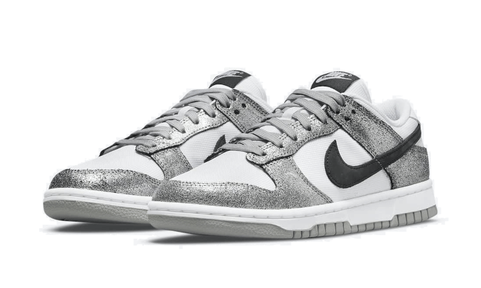 Nike Dunk Low Golden Gals Metallic Silver, Metallic Silver/Off Noir-White-Silver (DO5882-001)