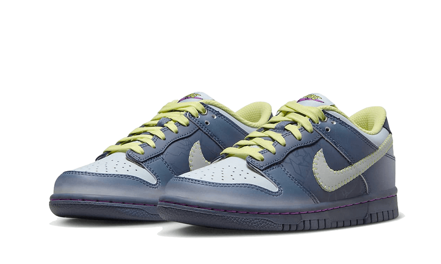 Nike Dunk Low Halloween I Am Fearless, Diffused Blue/Blue Tint-Luminous Green (FQ8354-491)