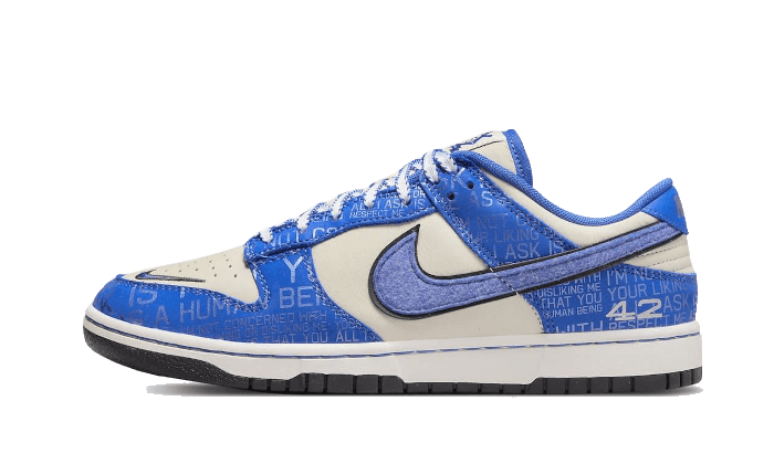 Nike Dunk Low Jackie Robinson, Racer Blue/Racer Blue/Coconut Milk (DV2122-400 / DV2203-400)