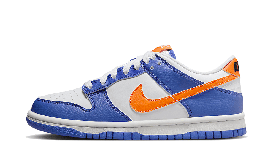 Nike Dunk Low Knicks, Blue Joy/Bright Mandarin/White/Black (FN7783-400)