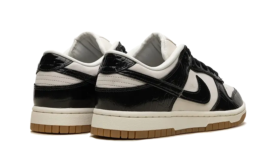 Nike Dunk Low LX Black Croc, Phantom/Black-Sail-Gum Light Brown (FJ2260-003)