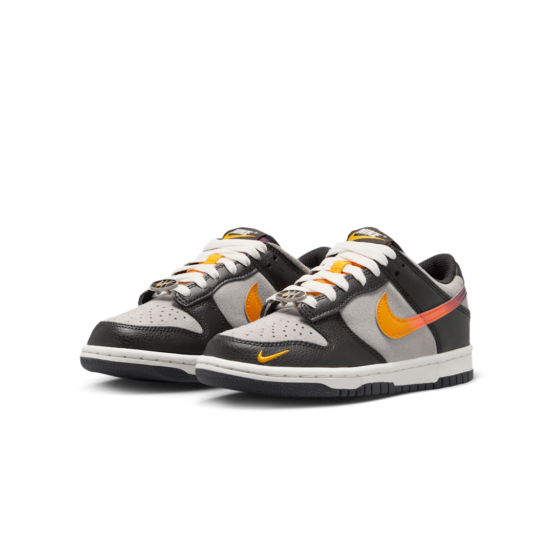 Nike Dunk Low Medium Grey Black Orange Peel