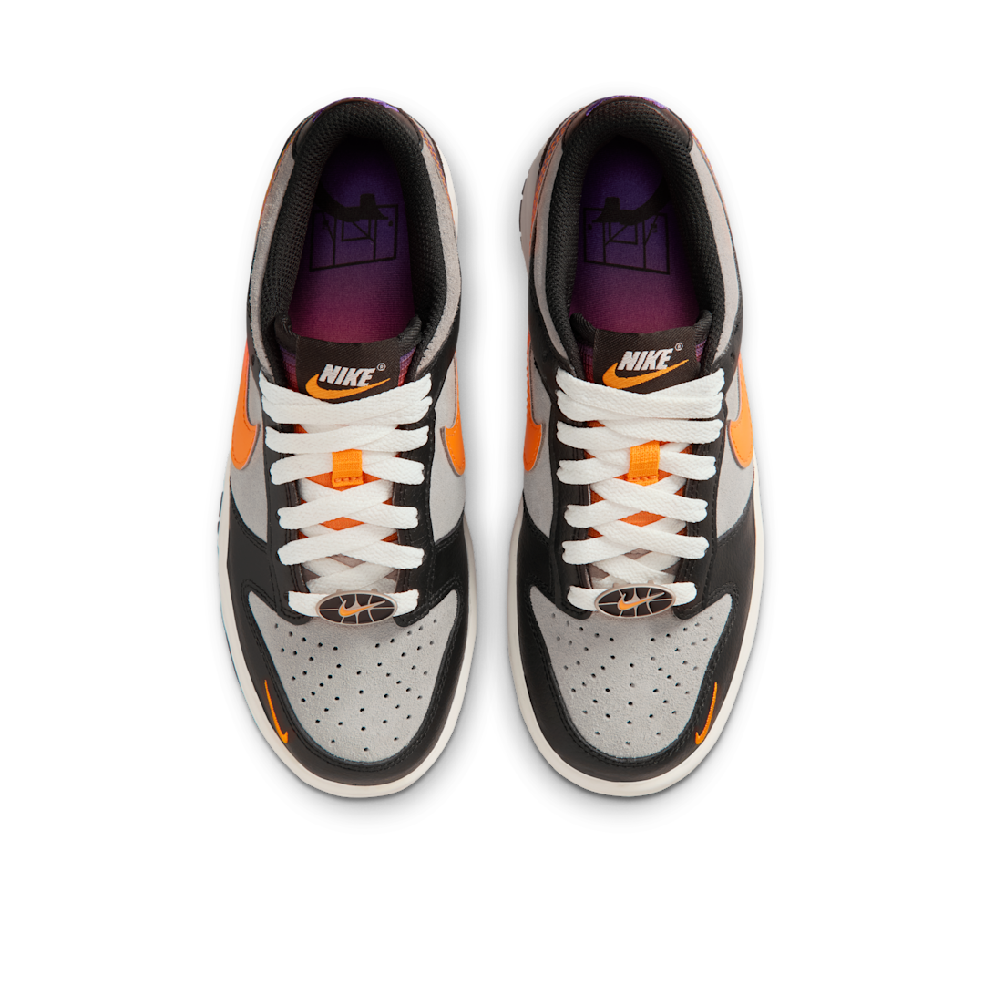 Nike Dunk Low Medium Grey Black Orange Peel - Sneak