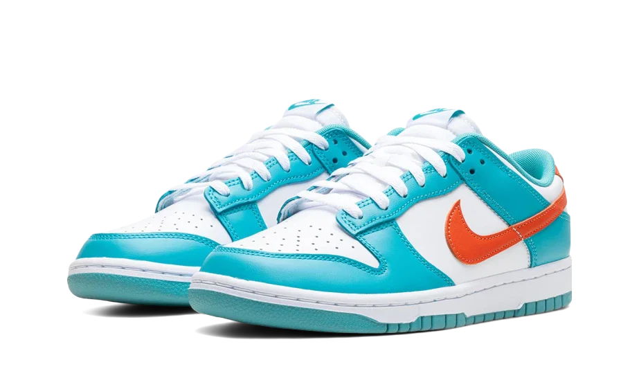 Nike Dunk Low Miami Dolphins, White/Cosmic Clay/Dusty Cactus (DV0833-102)