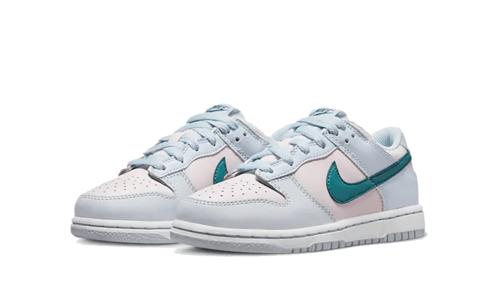 Nike Dunk Low Mineral Teal (PS), Football Grey/Pearl Pink/Mineral Teal (FD1228-002)