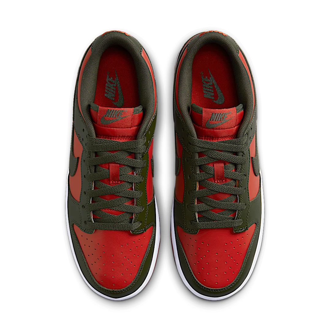 Nike Dunk Low Mystic Red Cargo Khaki, Mystic Red/Cargo Khaki/White (DV0833-600)