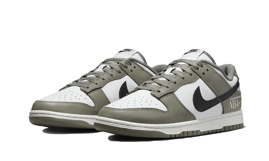 Nike Dunk Low NBA Paris, Dark Stucco/Summit White/Metallic Gold/Black (FZ4624-001)