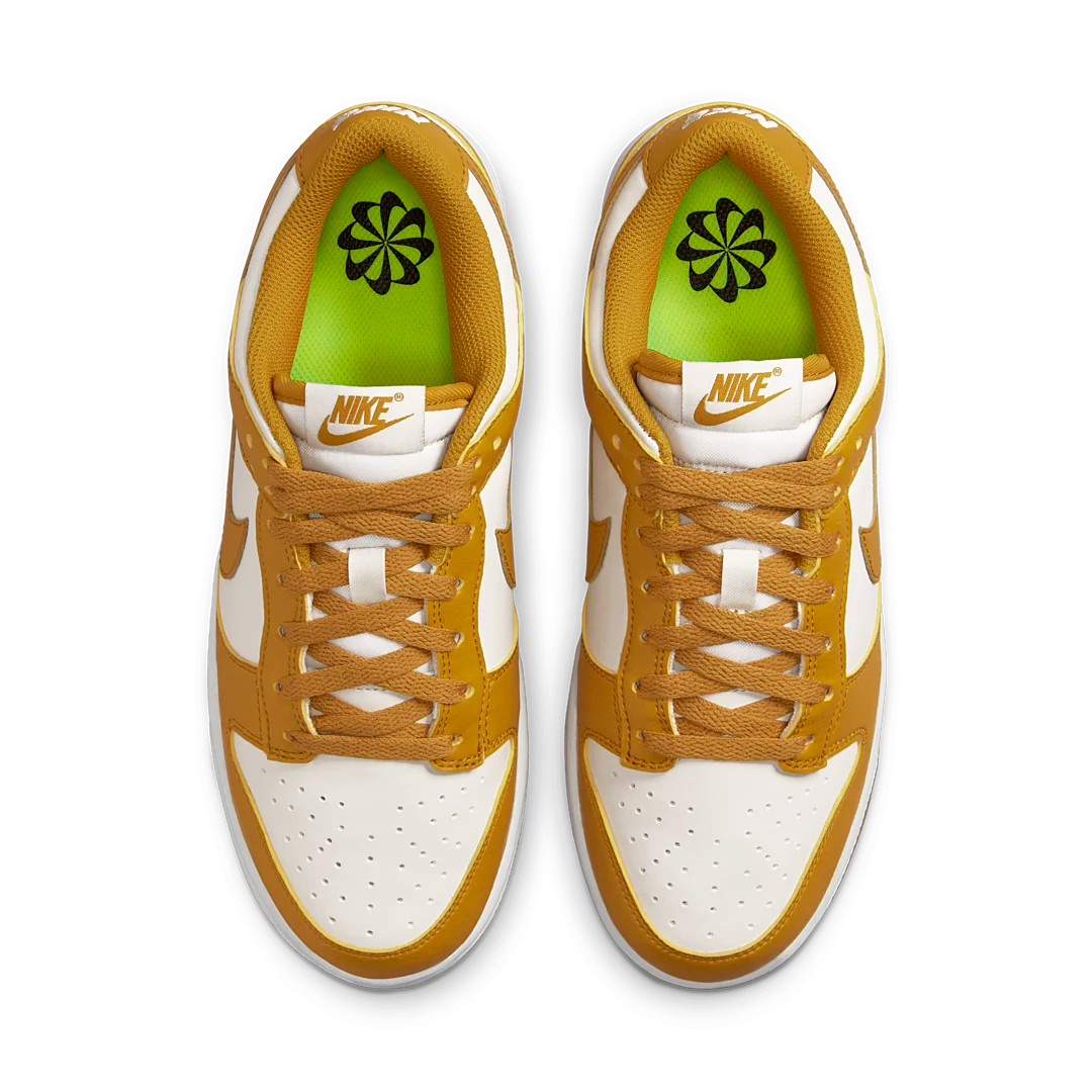 Nike Dunk Low Next Nature Phantom Gold Suede, Phantom/White/Volt/Gold Suede (DN1431-001)