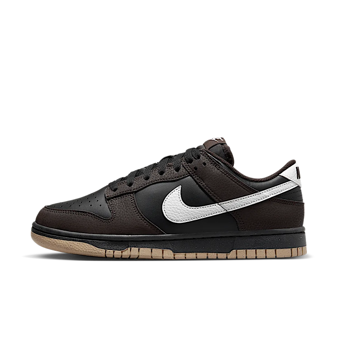 Nike Dunk Low Next Nature Velvet Brown, Black/Summit White/Velvet Brown/Khaki (HF9984-001)