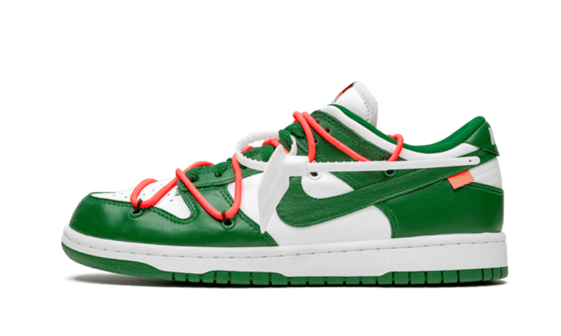 Nike Dunk Low Off-White Pine Green, White/Pine Green-Pine Green (CT0856-100)