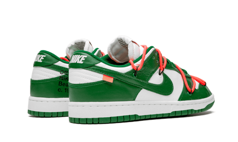 Nike Dunk Low Off-White Pine Green, White/Pine Green-Pine Green (CT0856-100)