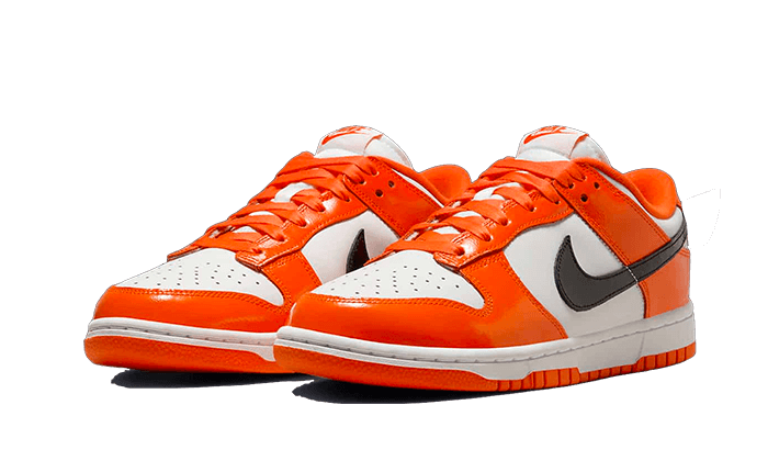 Nike Dunk Low Patent Halloween (2022), Orange/White/Black (DJ9955-800)